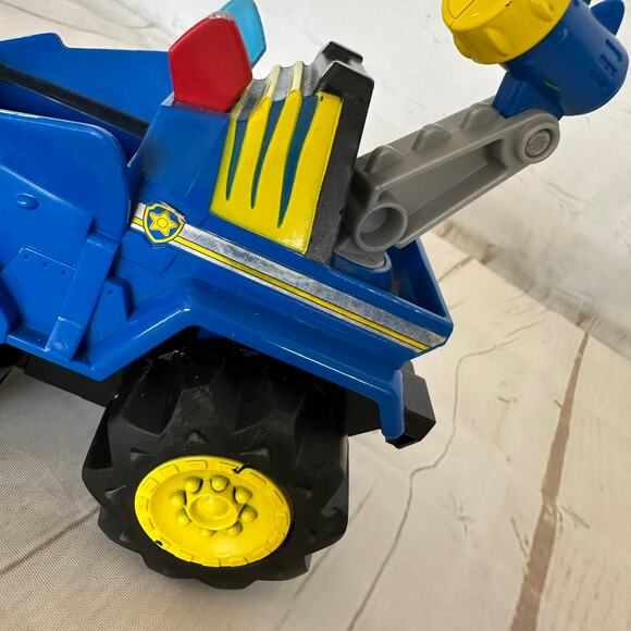 Preowned Paw Patrol Dino Rescue Chase’s Deluxe Rev Up Vehicle - Picture 4 of 6